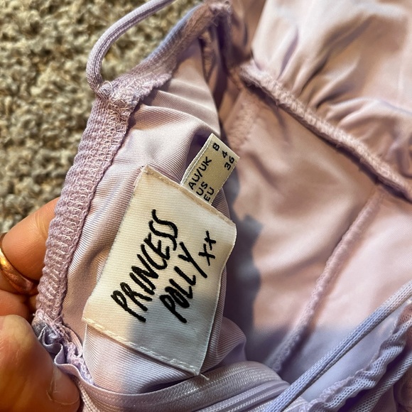 Princess Polly, light purple bodycon dress size 4 - Picture 3 of 3
